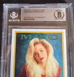 Christina Applegate autographed card Beckett COA