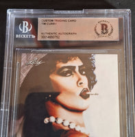 Tim Curry autographed card Beckett COA