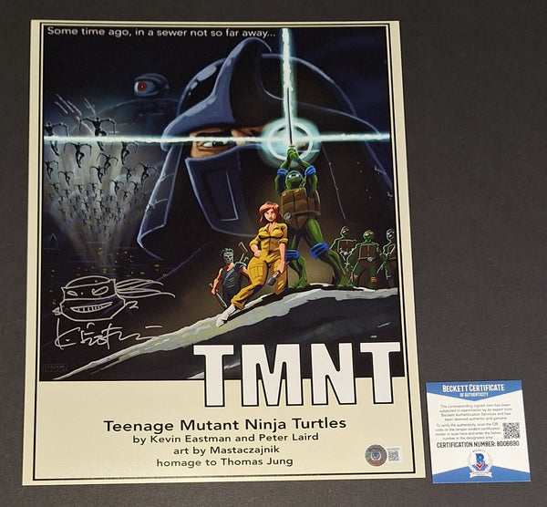 Kevin Eastman autographed 11x14 Beckett COA