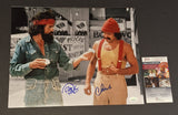 Cheech and Chong autographed 11x14 JSA COA