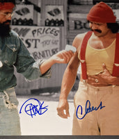 Cheech and Chong autographed 11x14 JSA COA