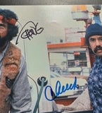 Cheech and Chong autographed 11x14 JSA COA