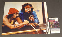 Cheech and Chong autographed 11x14 JSA COA