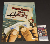 Cheech and Chong autographed 11x14 JSA COA