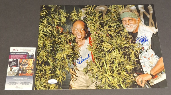 Cheech and Chong autographed 11x14 JSA COA