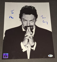 Tim Curry autographed 11x14 Beckett Witness COA