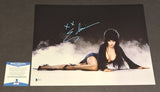 Cassandra Peterson autographed 11x14 Beckett COA