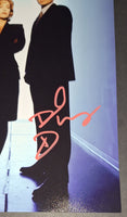 David Duchovny and Gillian Anderson autographed 8x10 Beckett COA