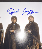 The Lord of The Rings autographed cast 11x14 Beckett COA