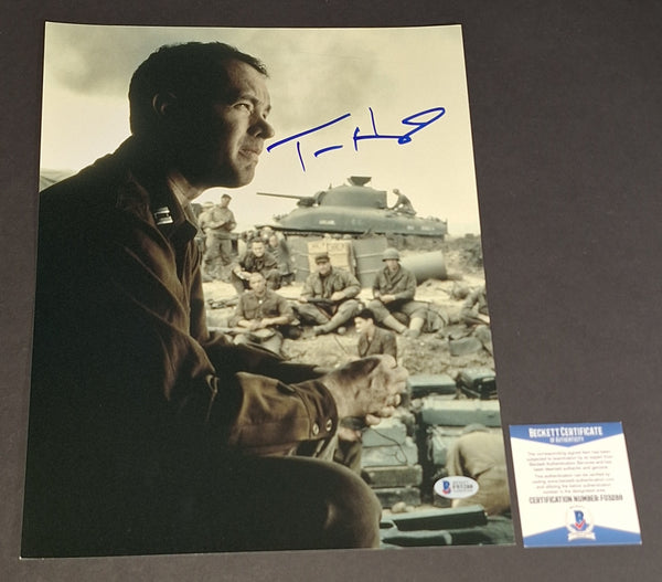 Tom Hanks autographed 11x14 Beckett COA