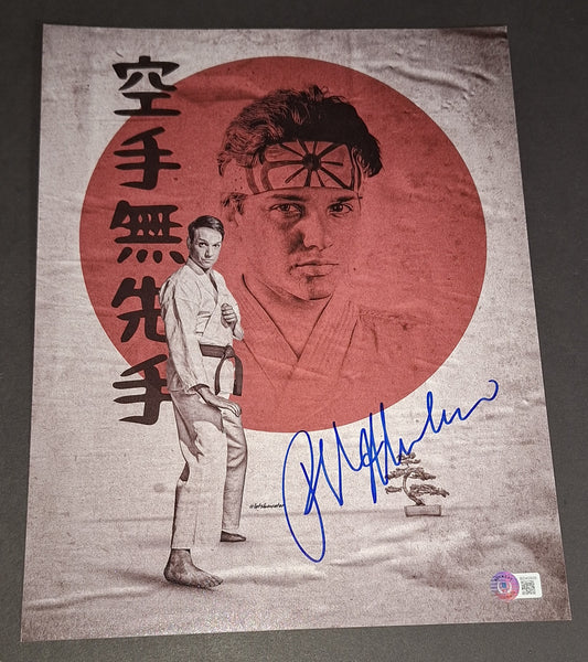 Ralph Macchio autographed 11x14 Beckett Witness COA