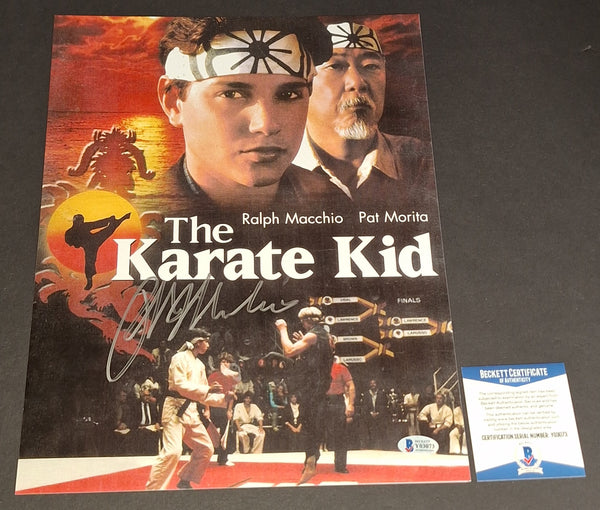 Ralph Macchio autographed 11x14 Beckett COA