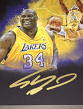 Shaquille O'Neal autographed 11x14 Beckett COA