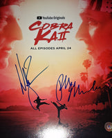 Ralph Macchio and William Zabka autographed 11x14 Beckett COA