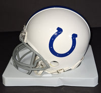 Peyton Manning autographed mini helmet Fanatics COA