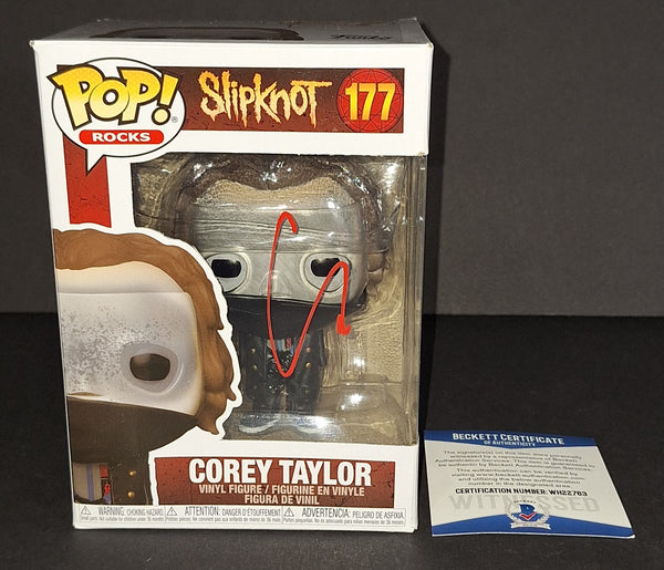 Corey Taylor autographed Funko Beckett COA