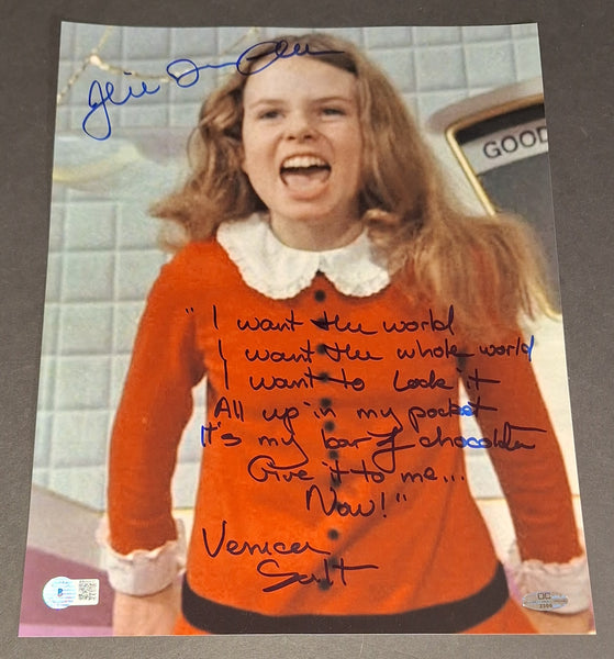 Julie Dawn Cole autographed 11x14 Beckett COA