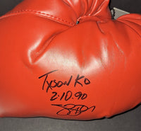 Buster Douglas autographed glove JSA Witness COA