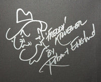 Robert Englund autographed and sketched 11x14 canvas JSA COA