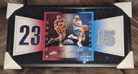 Lebron James and Carmelo Anthony autographed and framed photo Upper Deck COA Limited Edition 3/100