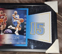 Lebron James and Carmelo Anthony autographed and framed photo Upper Deck COA Limited Edition 3/100