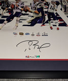 Tom Brady Signed Autographed Framed 16x20 New England Patroits Fanatics COA