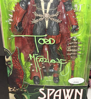 Todd Mcfarlane autographed Mortal Kombat Spawn action figure JSA COA