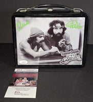 Cheech and Chong autographed Up in Smoke Neca Lunch Box JSA COA