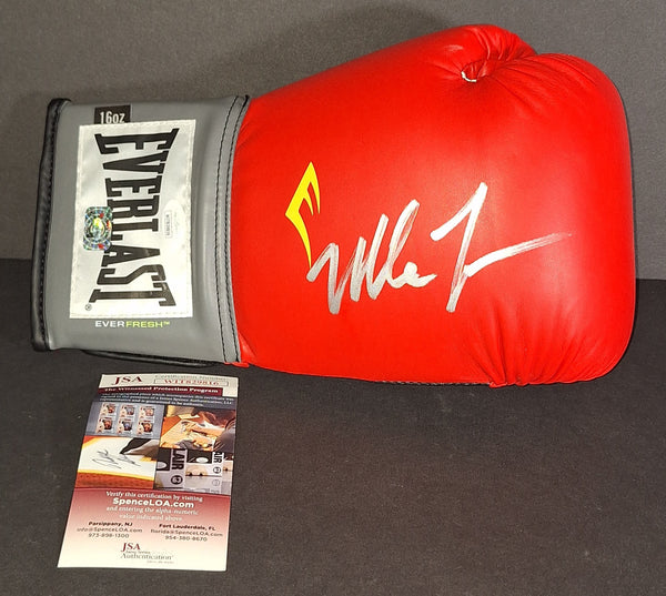 Mike Tyson autographed boxing glove JSA Witness COA