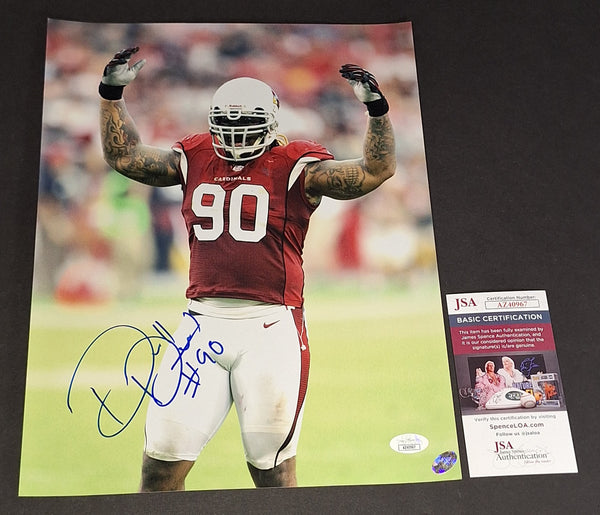 Darnell Dockett autographed 11x14 JSA COA