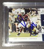 Larry Fitzgerald autographed card Beckett COA