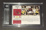 Larry Fitzgerald autographed card Beckett COA