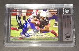 Larry Fitzgerald autographed card Beckett COA