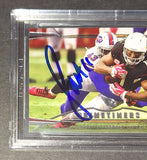 Larry Fitzgerald autographed card Beckett COA