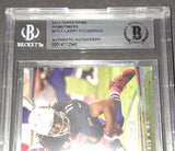 Larry Fitzgerald autographed card Beckett COA