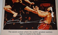 Bolo Yeung autographed 11x17 JSA Witness COA