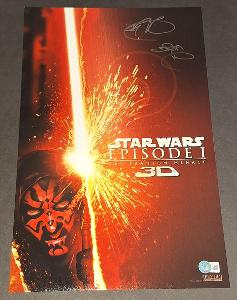 Ray Park autographed 11x17 Beckett Witness COA