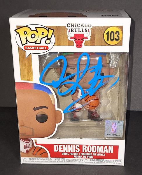 Dennis Rodman autographed Funko PSA COA