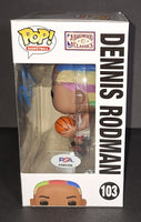 Dennis Rodman autographed Funko PSA COA