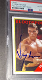 Jean Claude Van Damme autographed card PSA/DNA COA