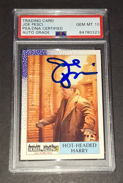 Joe Pesci autographed card PSA/DNA COA