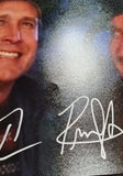 Chevy Chase and Randy Quaid autographed 11x14 Beckett COA