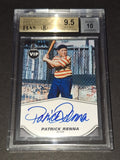 Patrick Renna autographed card Beckett COA Gem Mint 9.5/10