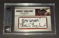 Robert Englund autographed custom card Beckett COA 1/1