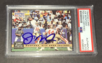 Joe Montana autographed card PSA/DNA COA