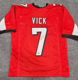 Michael Vick autographed jersey Beckett Witness COA