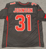 David Johnson autographed jersey JSA Witness COA