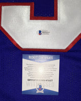 Lawrence Taylor autographed jersey Beckett Witness COA