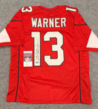 Kurt Warner autographed jersey JSA COA