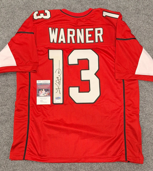 Kurt Warner autographed jersey JSA COA